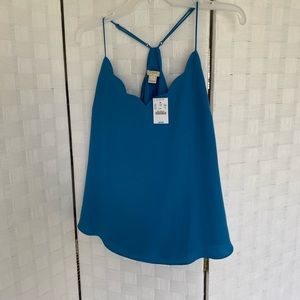 NWT 14 j crew blue top